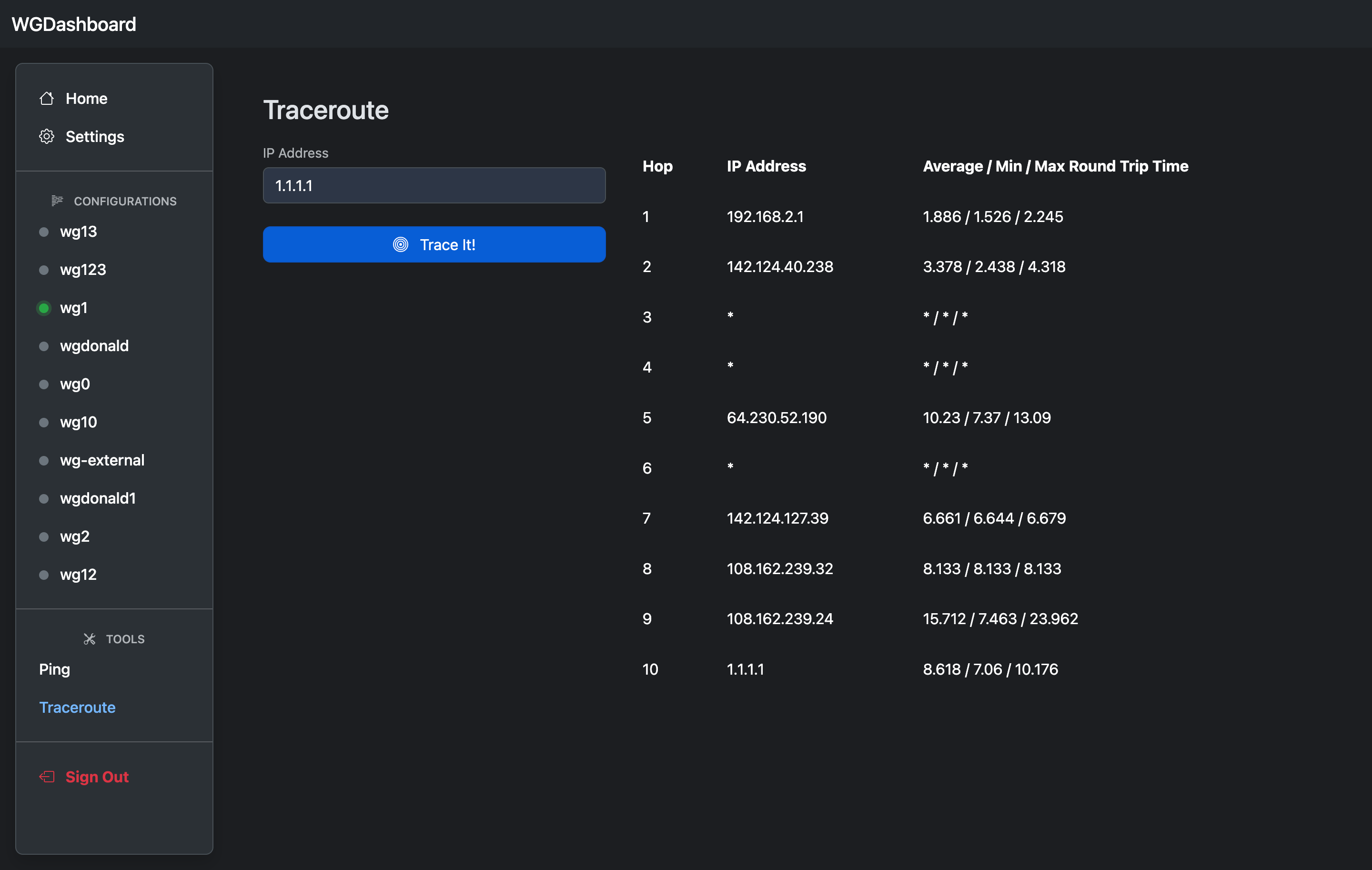 Traceroute